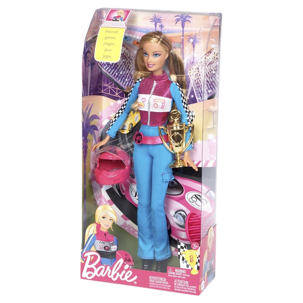 barbie race car