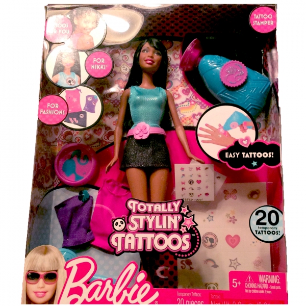Totally Stylin Tattoo Barbie Doll Tattoos NRFB Stamper | #52000677